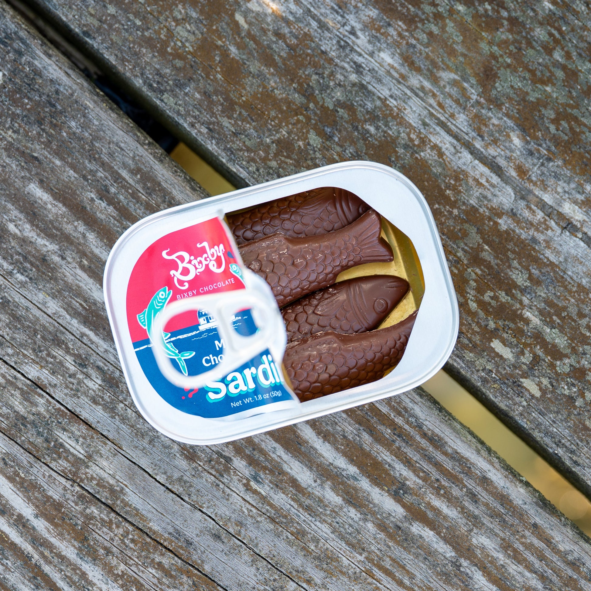 Chocolate Sardines, Tinned - Korvel