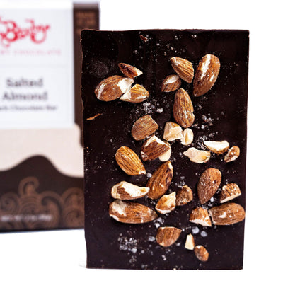 Dark Chocolate Salted Almond Chocolate Bar