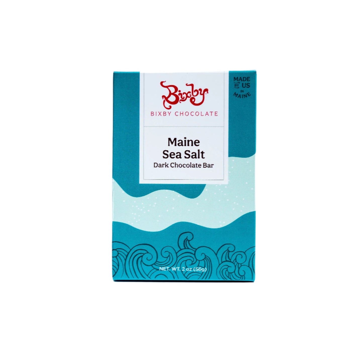 Organic Dark Chocolate Maine Sea Salt Bar