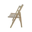 Silla Plegable de Color Natural - Juego de 2