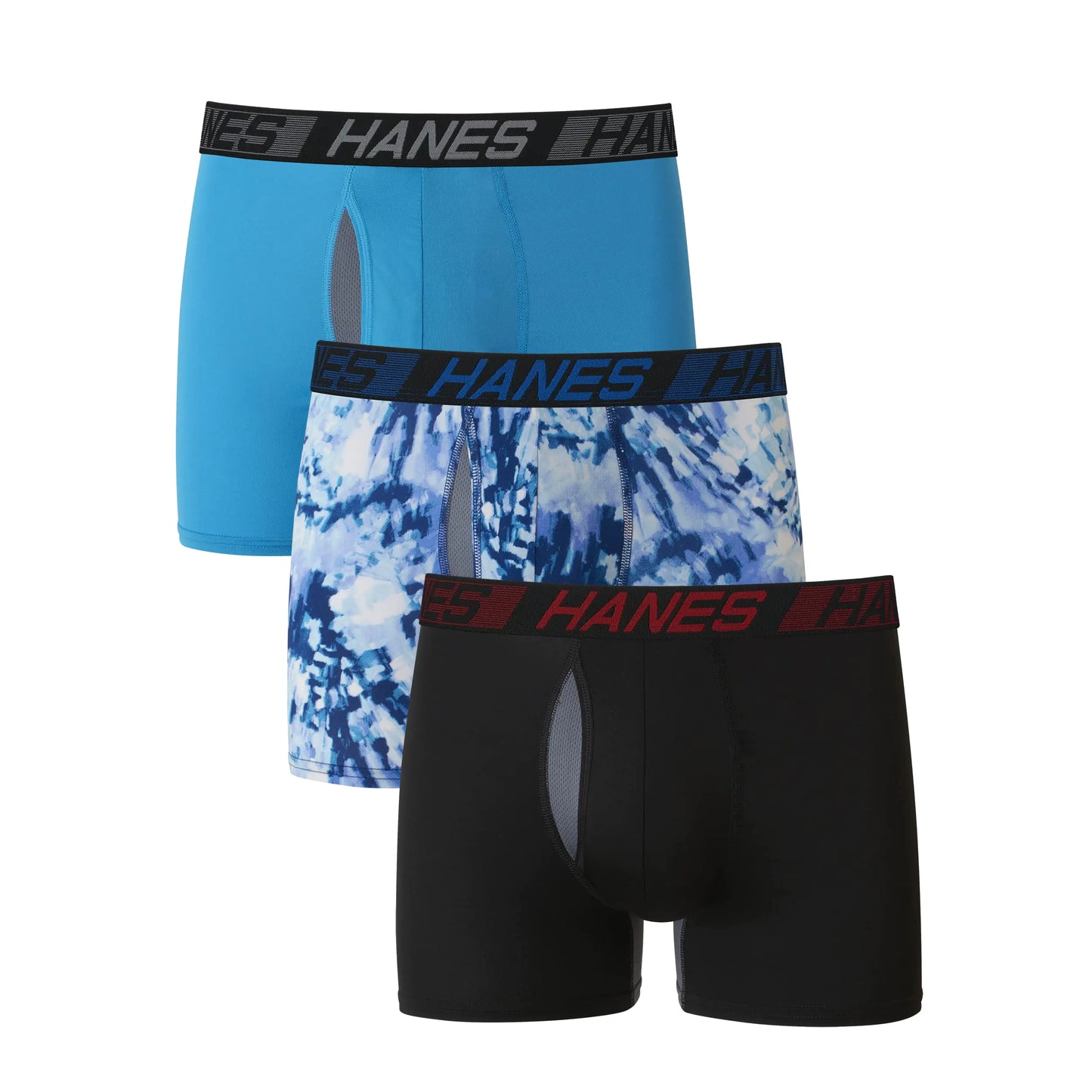 Hanes Men’s Total Support Pouch Boxer Briefs - 3-Pack