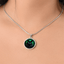 Collar de Cameo Negro Elegante