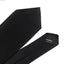 Corbata delgada negra elegante para hombres - Calidad premium