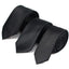 Corbata delgada negra elegante para hombres - Calidad premium