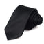Corbata delgada negra elegante para hombres - Calidad premium