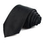 Corbata delgada negra elegante para hombres - Calidad premium