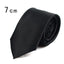 Corbata delgada negra elegante para hombres - Calidad premium