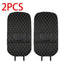 Tapis de protection de siège de voiture noir avec surpiqûres rouges