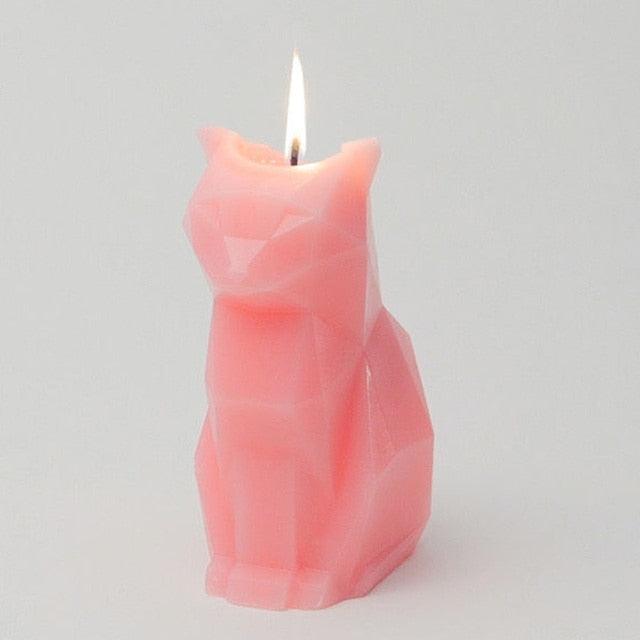 Black Cat Skeleton Candle - Unique Gift for Cat Lovers