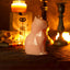 Black Cat Skeleton Candle - Unique Gift for Cat Lovers