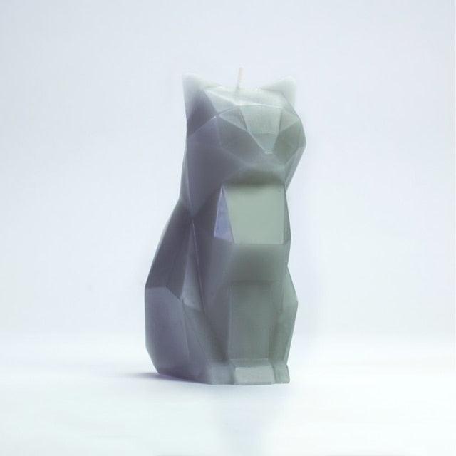 Black Cat Skeleton Candle - Unique Gift for Cat Lovers