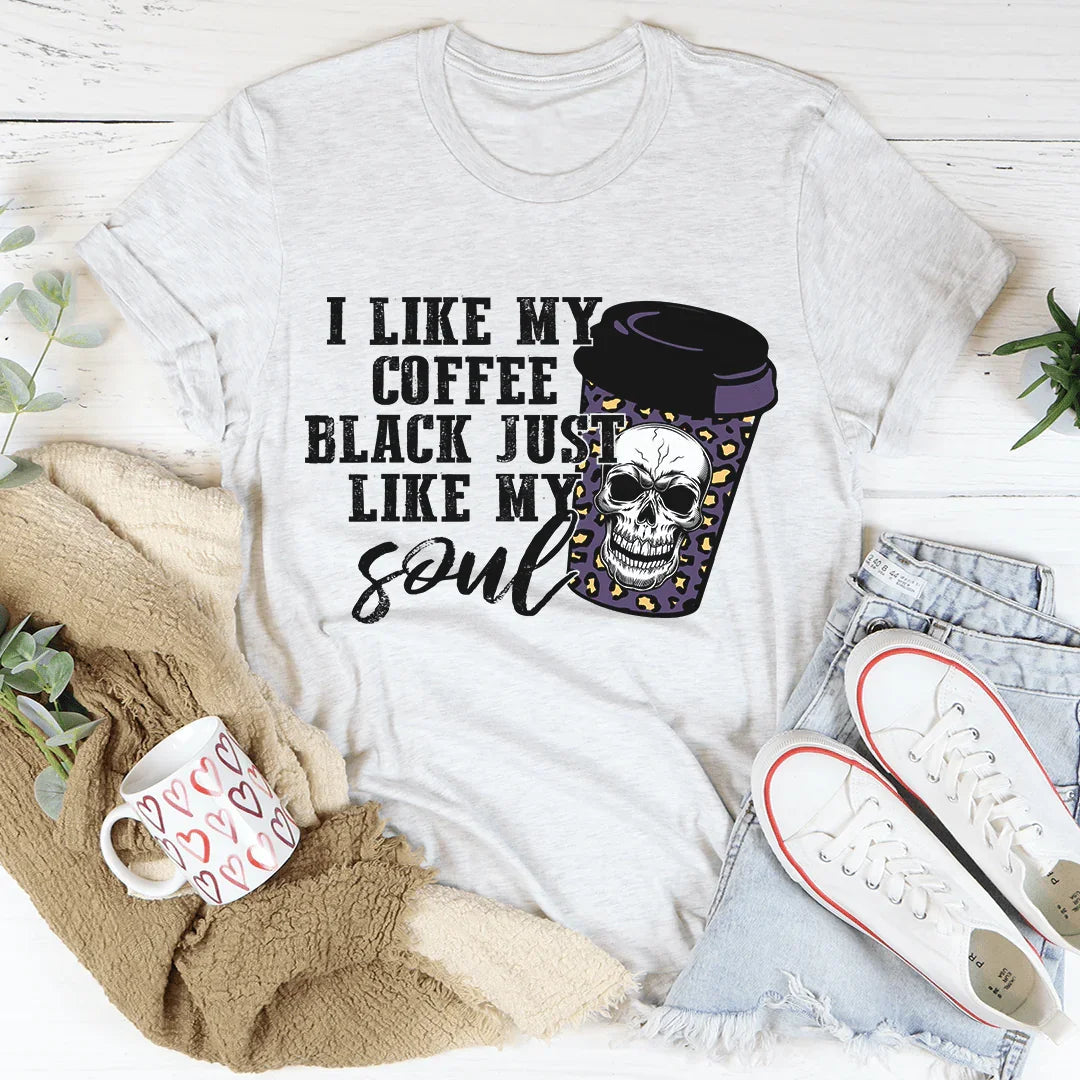 Black Coffee Like My Soul Tee - Korvel