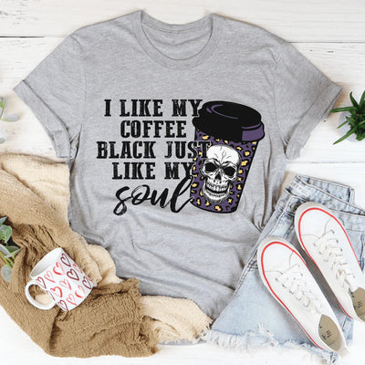 Black Coffee Like My Soul Tee - Korvel