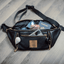 Bolso bandolera de cuero negro