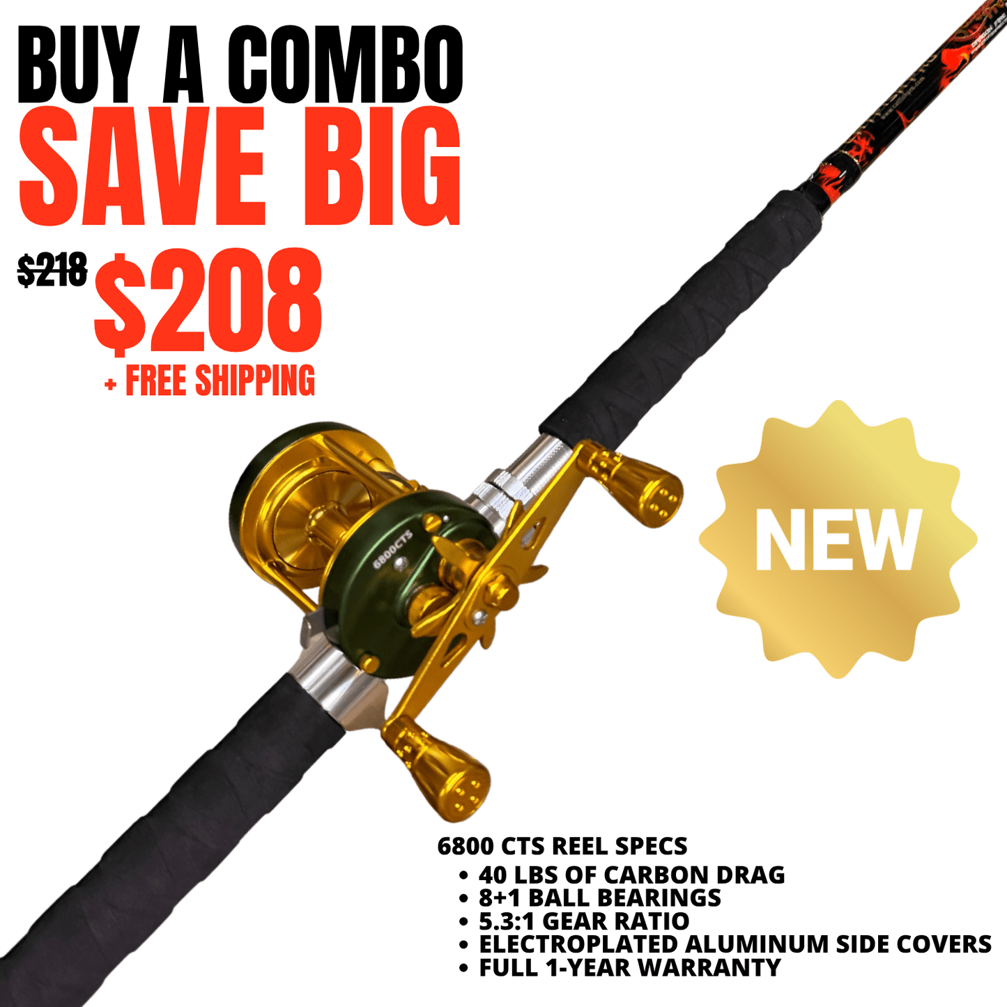 Caña de Pesca Ultimate Black Dragon Catfish