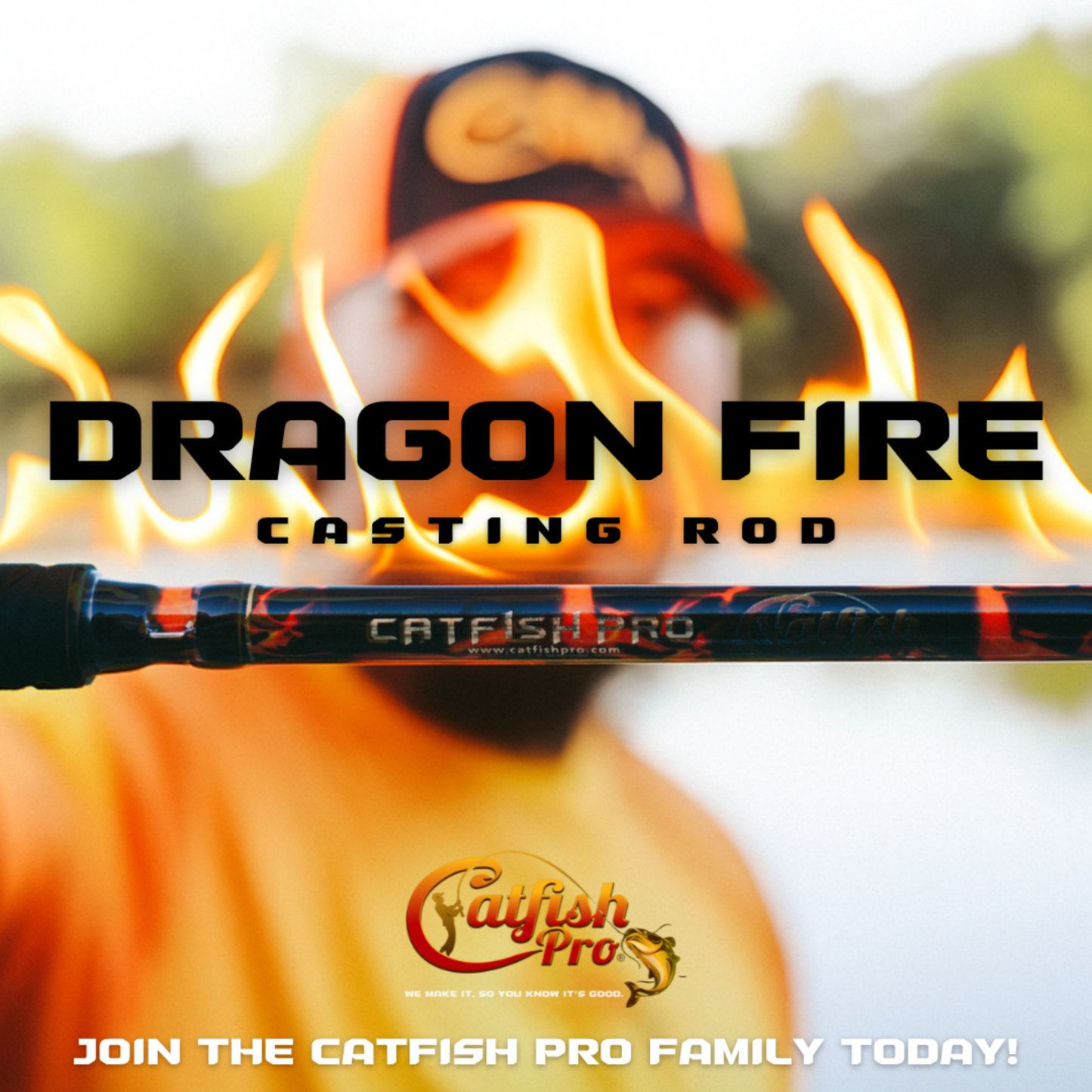 Ultimate Black Dragon Catfish Casting Rod - Korvel