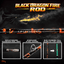 Bâton lumineux de feu tournant Black Dragon