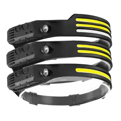 Black Induction Headlamp COB LED Sensor W689-2