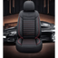 Premium Black Leather Car Seat Covers by Seametal