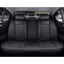 Premium Black Leather Car Seat Covers by Seametal