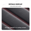 Premium Black Leather Car Seat Covers by Seametal