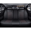 Premium Black Leather Car Seat Covers by Seametal