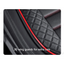 Premium Black Leather Car Seat Covers by Seametal