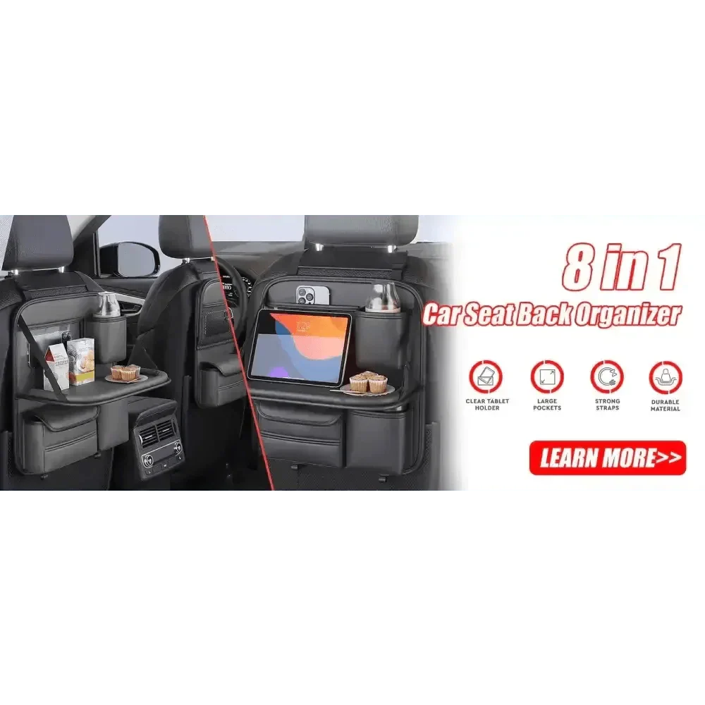 Premium Black Leather Car Seat Covers by Seametal