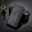 Premium Black Leather Flip Case for iPhone 11-14 Series