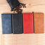 Premium Black Leather Flip Case for iPhone 11-14 Series