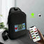 Mochilas LED Pixel Negras y Bolsas de Cintura Inteligentes