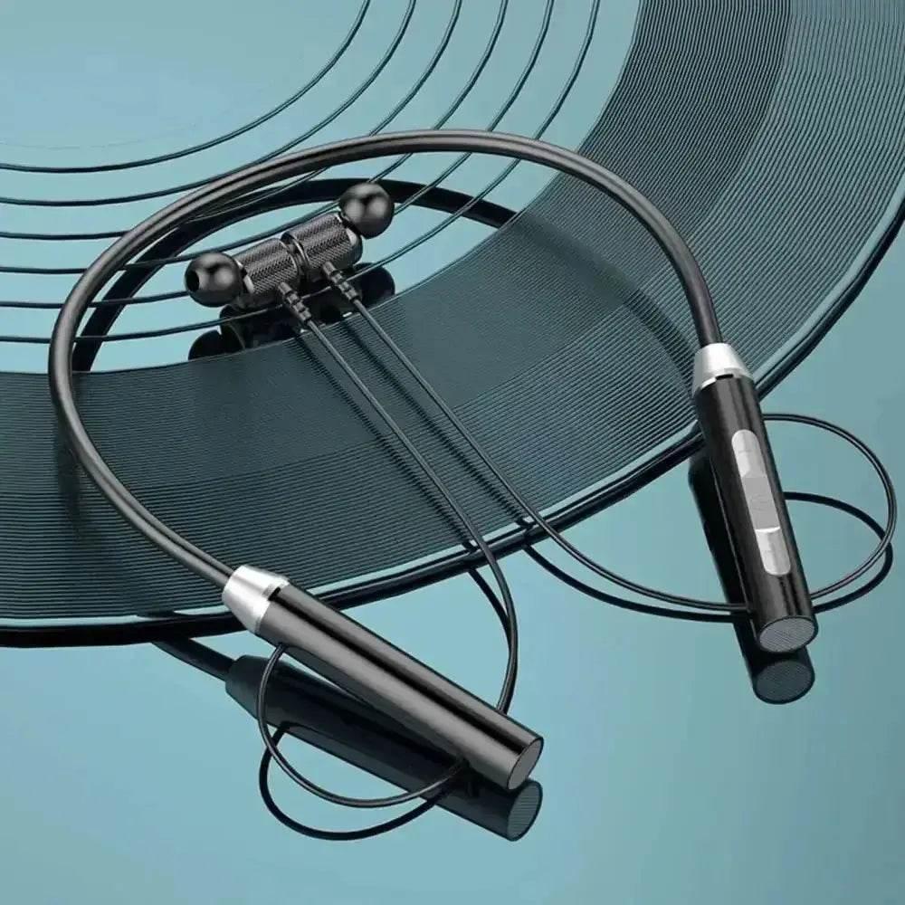 Écouteurs sans fil magnétiques noirs J01 portables