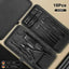 Premium Black Manicure Nail Clipper Set Case