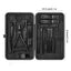 Premium Black Manicure Nail Clipper Set Case