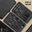 Premium Black Manicure Nail Clipper Set Case