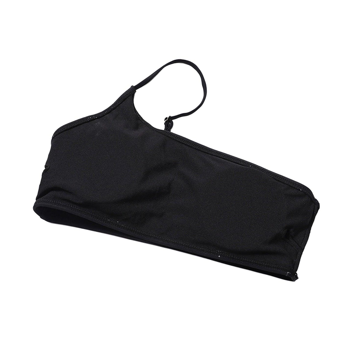 Ensemble de Couverture de Bikini en Maille Noire Élégante pour Femmes