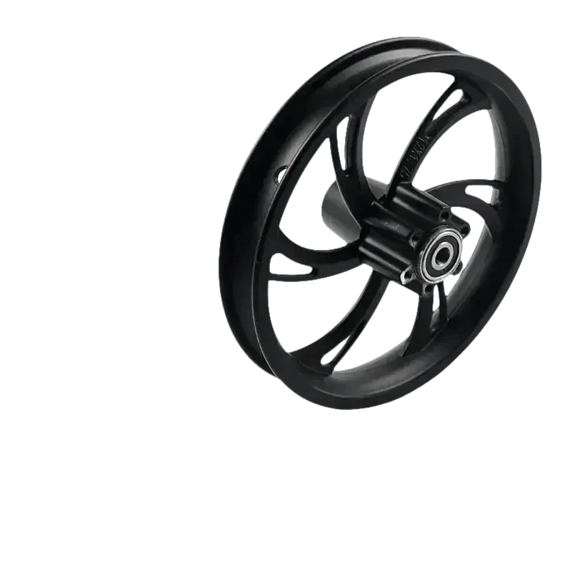 Rueda de Motocicleta Negra Premium para Scooters Eléctricos