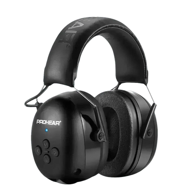 Black Noise Canceling Bluetooth Earmuffs
