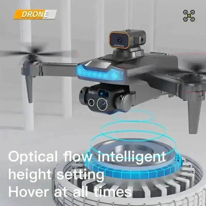 Black P15 Mini Drone Camera with Obstacle Avoidance