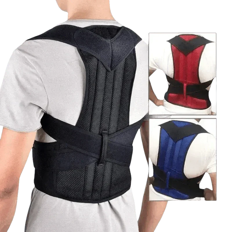 Black Posture Corrector Belt for Enhanced Comfort
