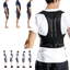 Black Posture Corrector Belt for Enhanced Comfort