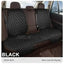 Premium Black Quilted Leather Car Seat Covers