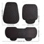 Premium Black Quilted Leather Car Seat Covers
