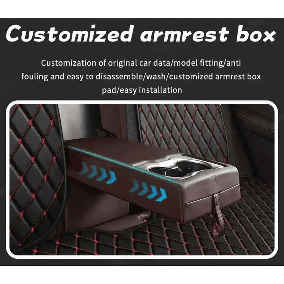 Premium Black Quilted Leather Car Seat Covers