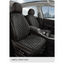 Premium Black Quilted Leather Car Seat Covers