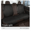 Premium Black Quilted Leather Car Seat Covers