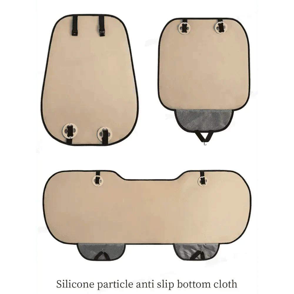 Premium Black Quilted Leather Car Seat Covers