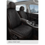 Premium Black Quilted Leather Car Seat Covers