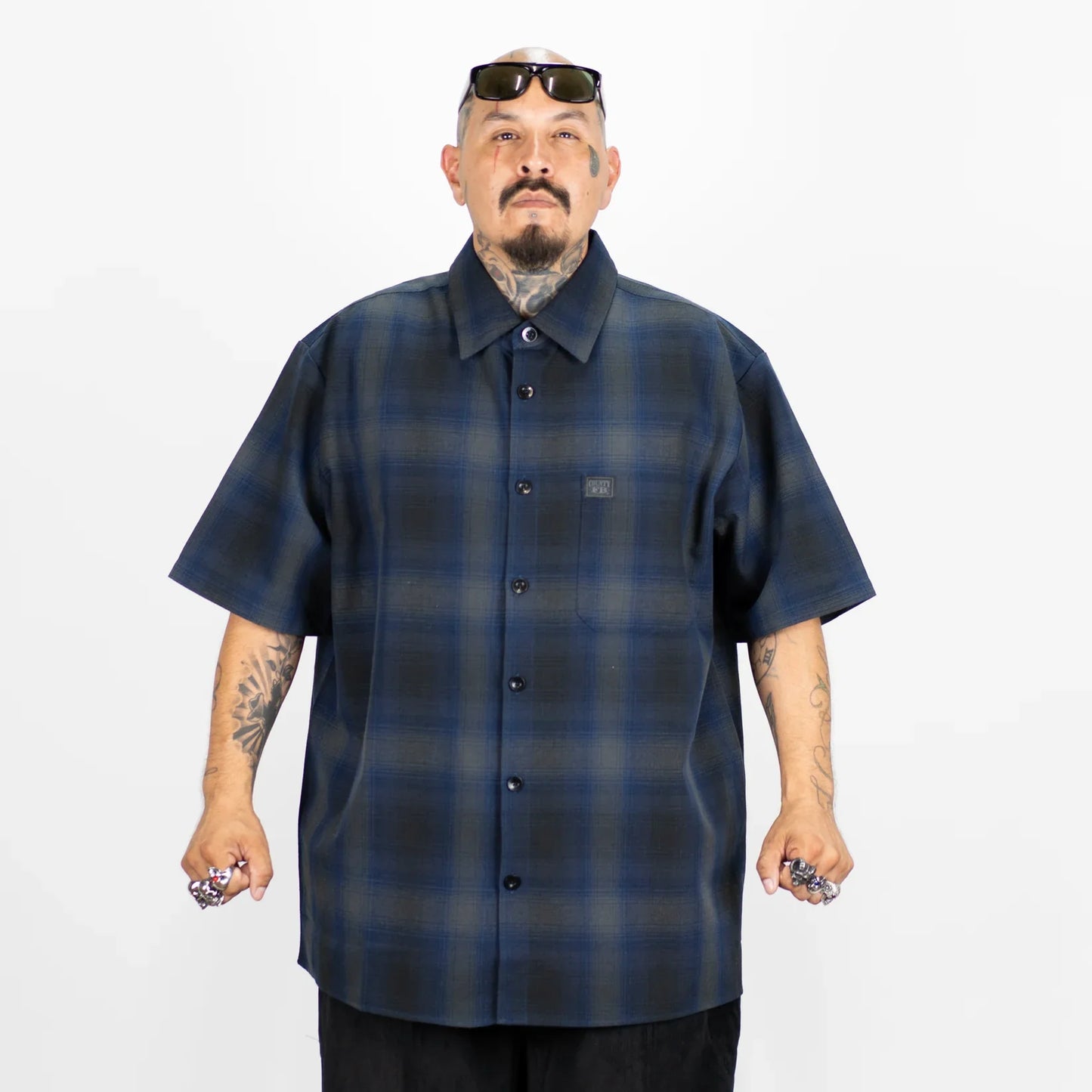 FB County Short Sleeve Checker Flannel Shirt - Korvel