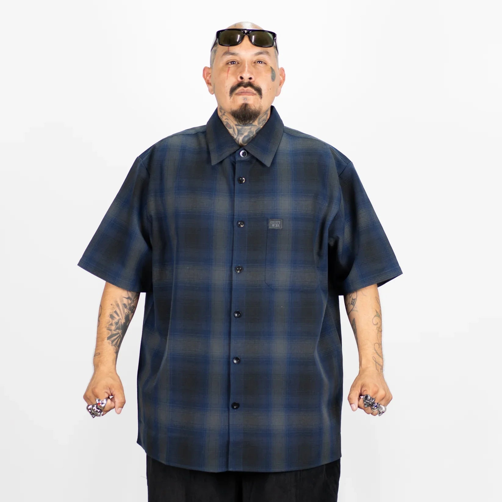 FB County Short Sleeve Checker Flannel Shirt - Korvel